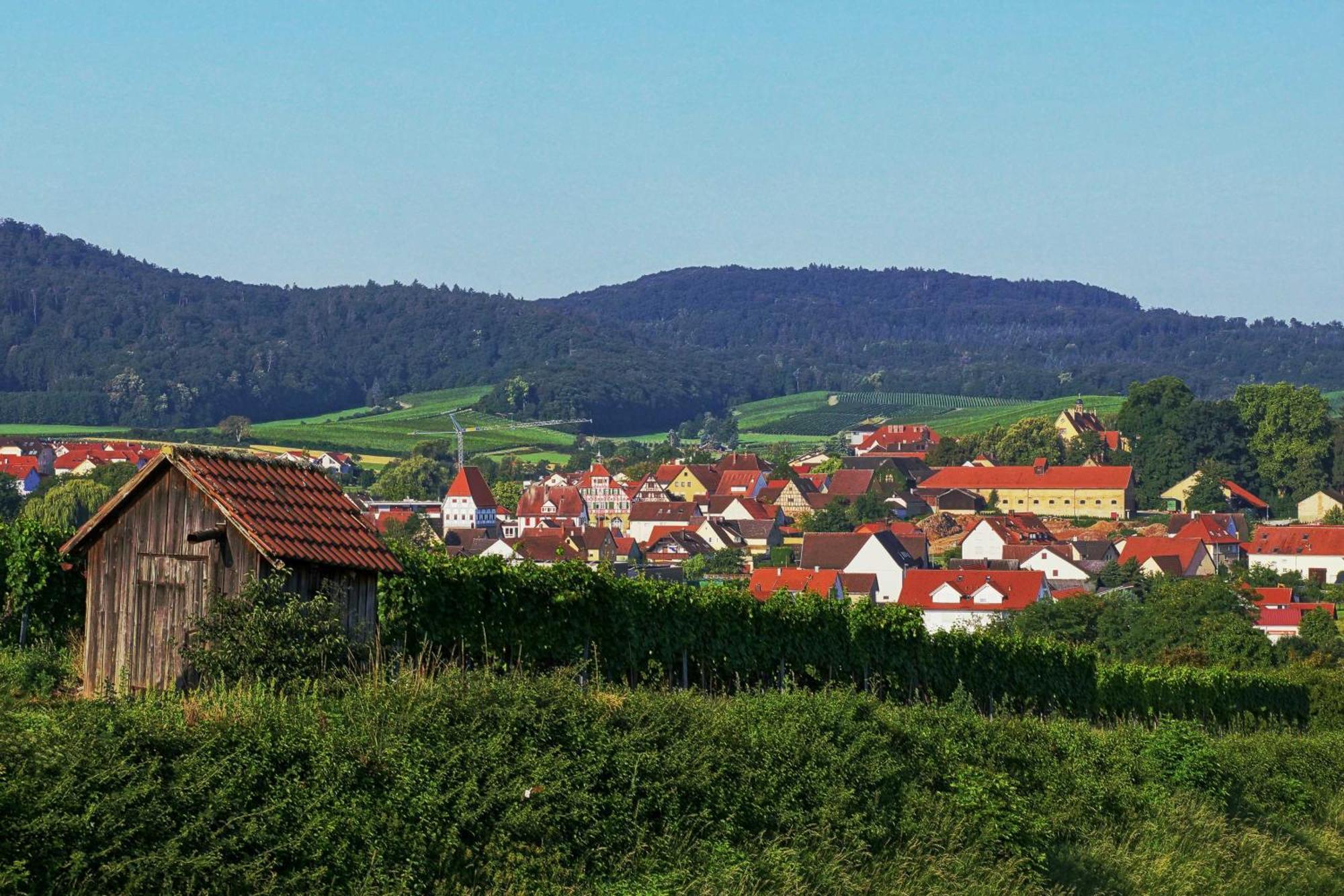 Gaestehaus Zum Wolffenturm Lehrensteinsfeld Exterior foto